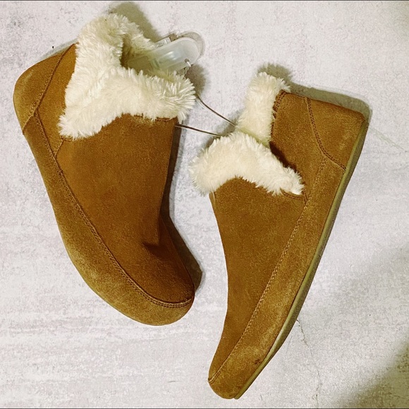 Suede Chestnut Slipper Booties | Poshmark